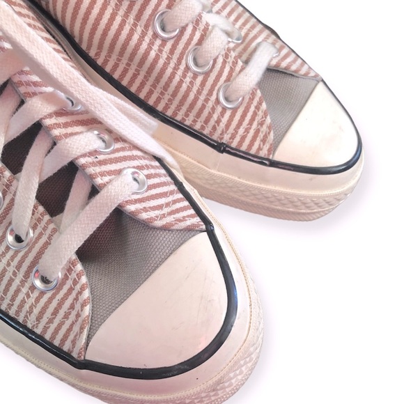 Converse Chuck 70 Hickory Stripe Sneakers - Picture 8 of 9